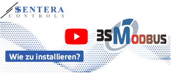 Sentera Fühler mit Modbus RTU Kommunikation anschliessen